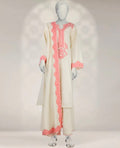 OFF WHITE KARANDI EMBROIDERED UNSTITCHED 3PC